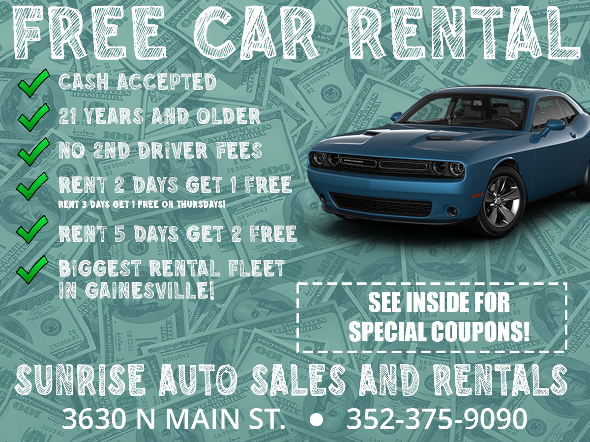 Rentals Sunrise Auto Sales
